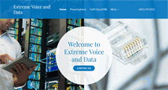 Desktop Screenshot of extremevoiceanddata.com